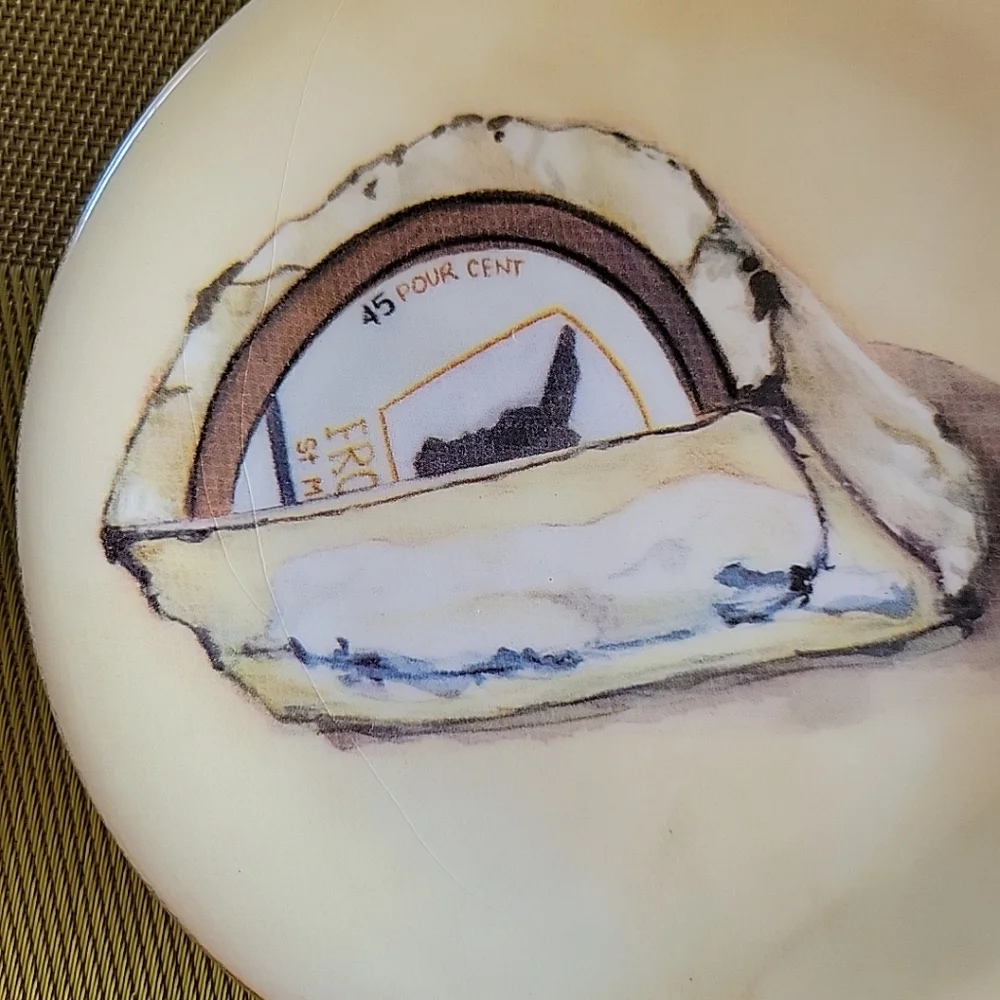 Williams sonoma cheese plates italy appetizer snack 6.5 in